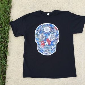 Tribal Skull Hispanic Culture T Shirt